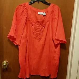 Plus size woman's blouse
